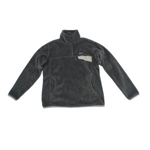 Patagonia Gray Re-Tool Snap-T® Fleece Pullover Size Large Women’s